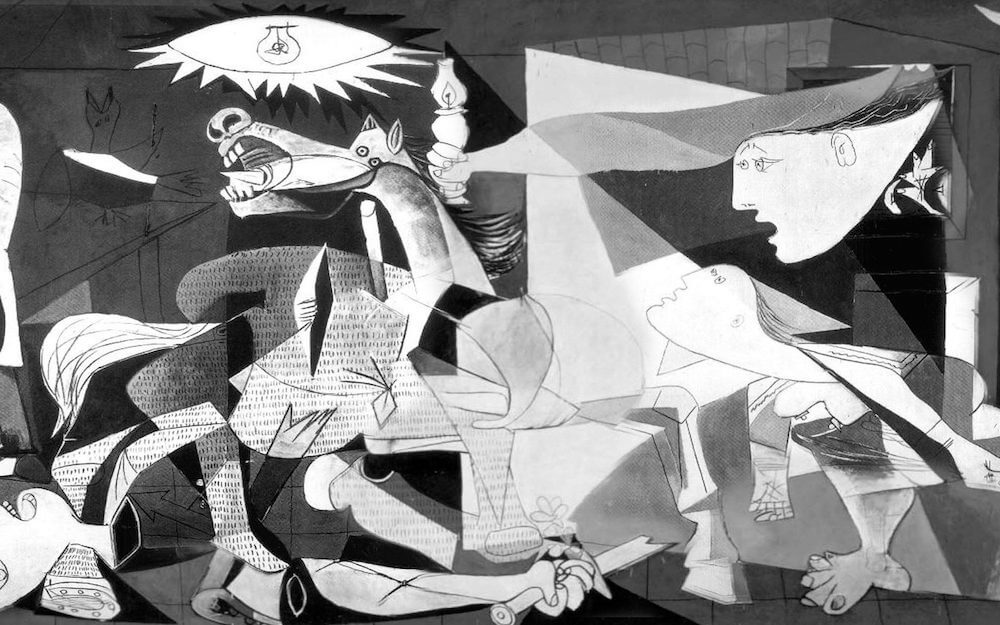 picasso painting of war