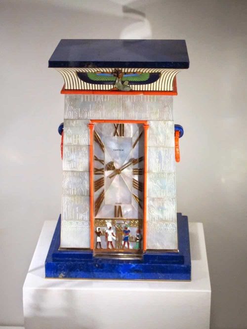 Louis Cartier, The Egyptian temple gate clock (1927)